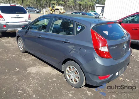 2012 Hyundai Accent Gs из США, поврежденный, VIN KMHCT5AE5CU027327
